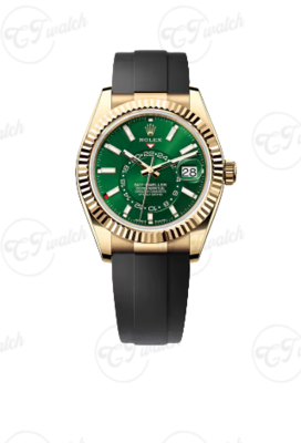 Clone luxury 9001 movement Sky Dweller:  black dial 904 stainless steel