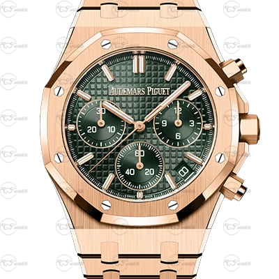 Audemars Piguet Royal Oak Offshore 26715 Green Dial Chronograph 42mm Stainless Steel Automatic Mechanical Watch