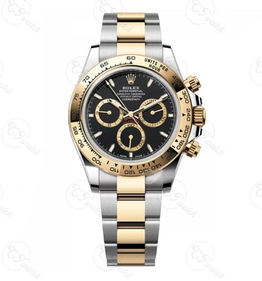 4131 automatic men's watch M126508-006 Daytona 40mm gold black dial 