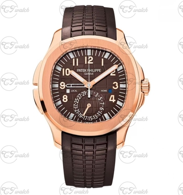 Patek Philippe Aquanaut 5164R Rose Gold Travel Time Super Clone Luxury Watch Automatic