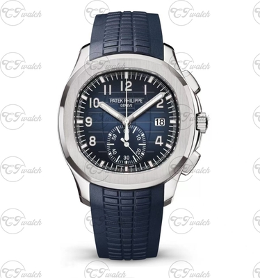 Patek Philippe Aquanaut 5968R steel belt  Chronograph Brown Dial Super Clone Automatic Luxury Watch Men