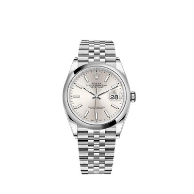 Rolex Datejust 126200 Stainless Steel Silver Dial Jubilee