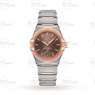 Omega Constellation Co-Axial 36mm Mens Watch Brown O13120362013001l and Swiss Movement 8800
