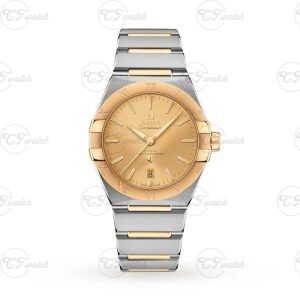 Omega Constellation Co-Axial 36mm Mens Watch Gold O13120362008001 and Super-Luminova Markers