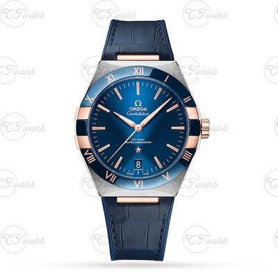 Omega Constellation 41mm Luxury Men's Watch with Swiss Movement 8800 and Super-Luminova Markers